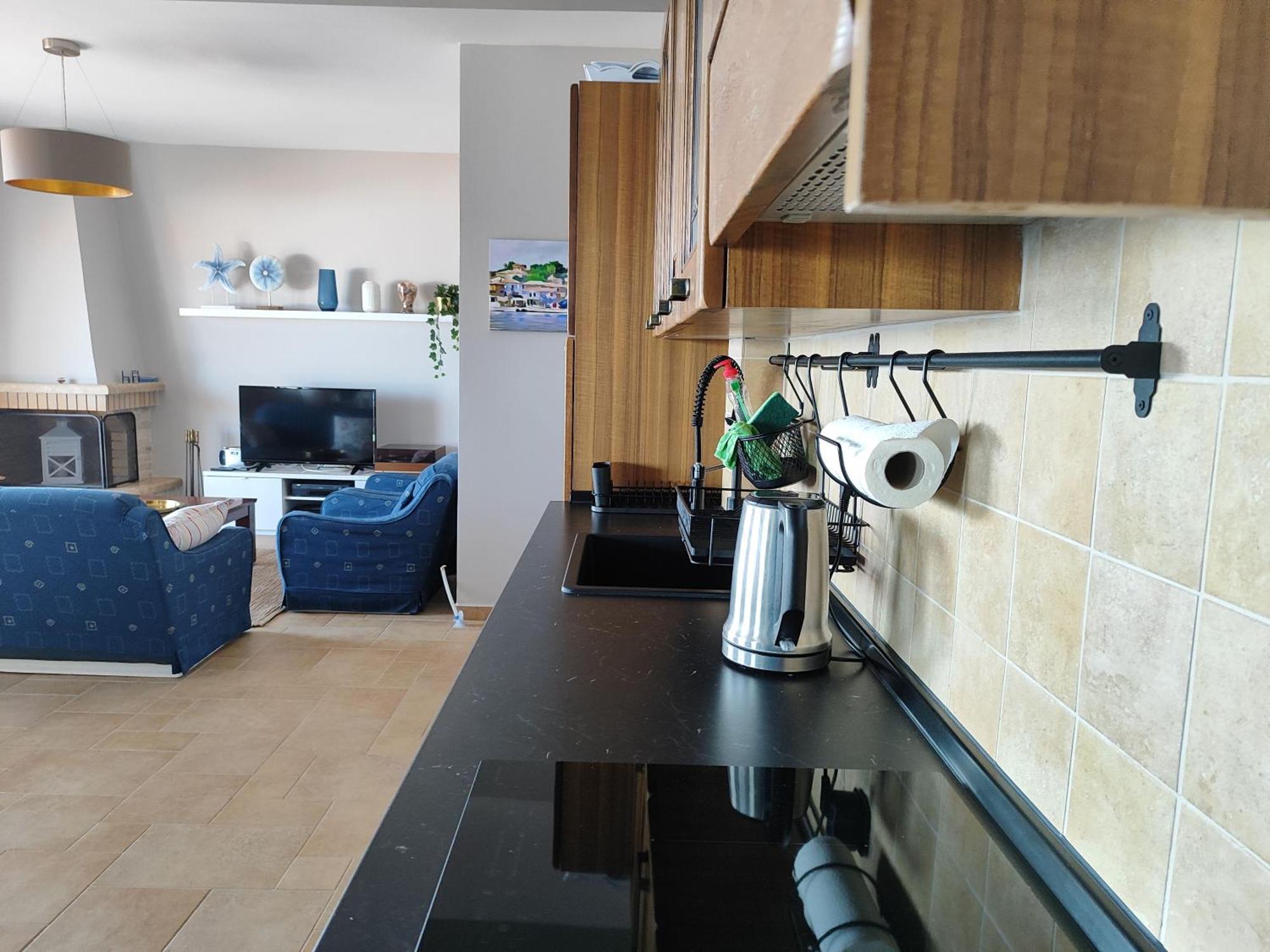 Navy Blue Lägenhet Nea Skioni Exteriör bild