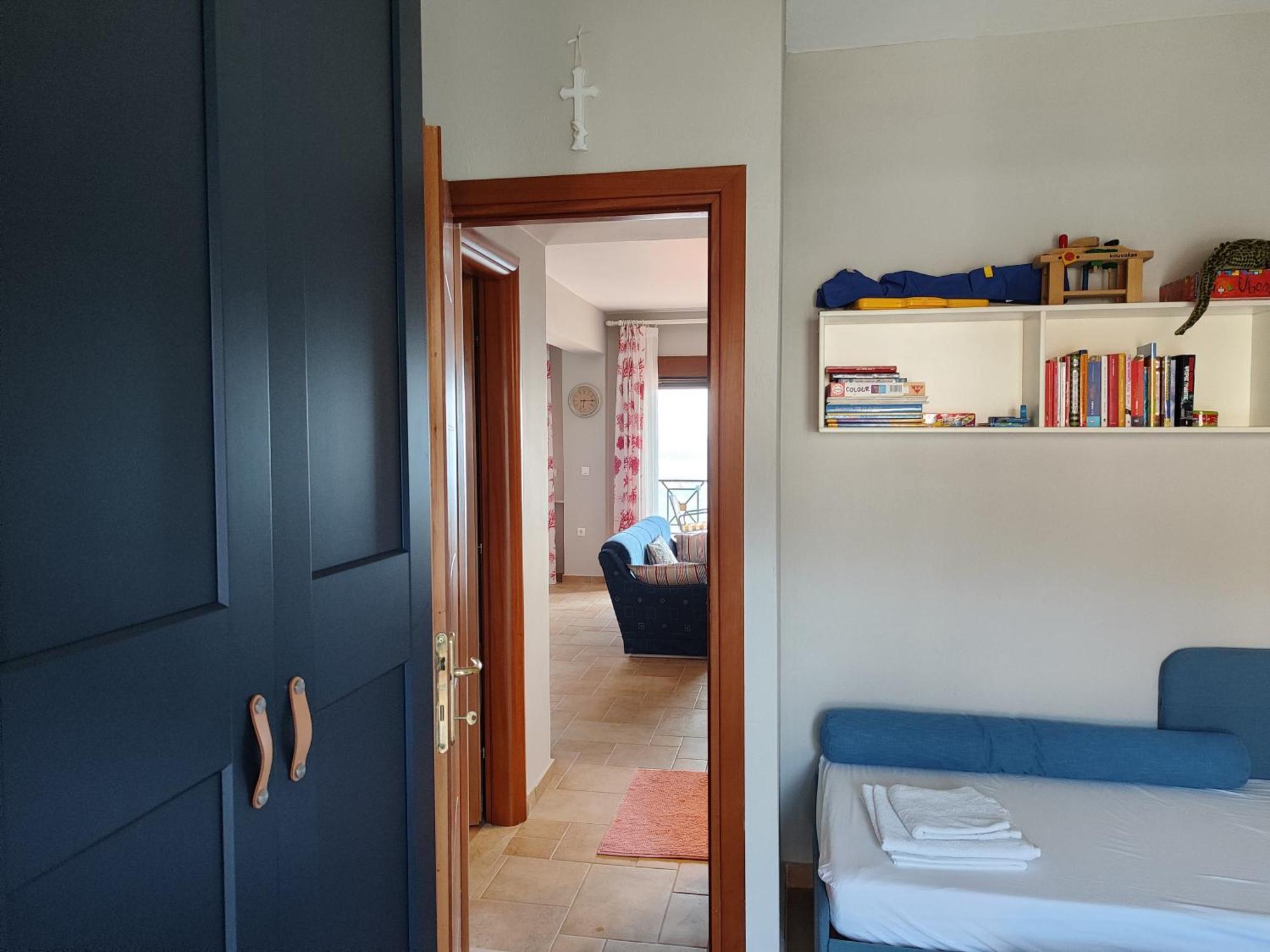 Navy Blue Lägenhet Nea Skioni Exteriör bild